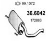 PEUGE 1726E7 Middle Silencer